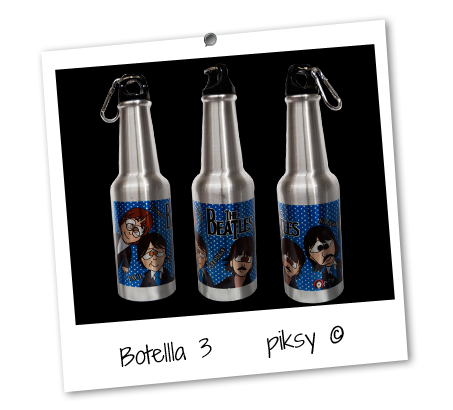 Piksy Botella Beatles 3
